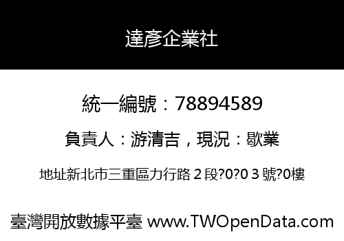 達彥企業社