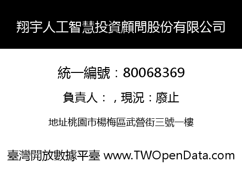 翔宇人工智慧投資顧問股份有限公司