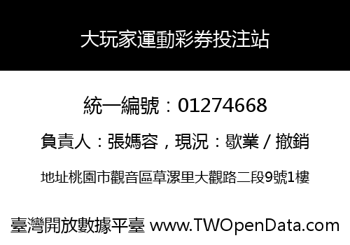 大玩家運動彩券投注站