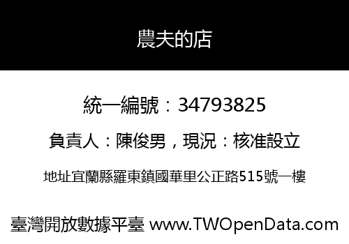 農夫的店