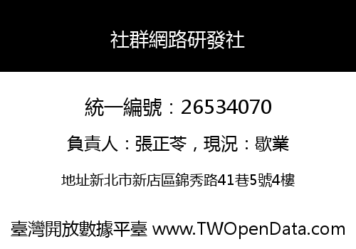 社群網路研發社