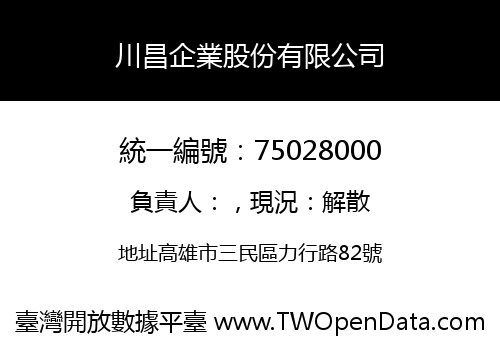 川昌企業股份有限公司