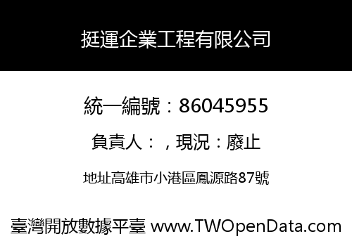 挺運企業工程有限公司