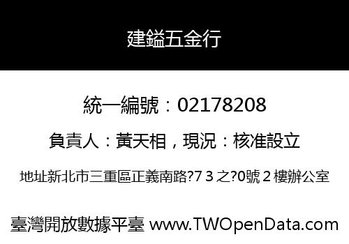 建鎰五金行