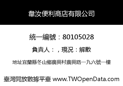 韋汝便利商店有限公司