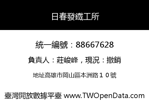 日春發鐵工所