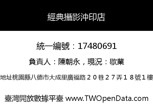 經典攝影沖印店
