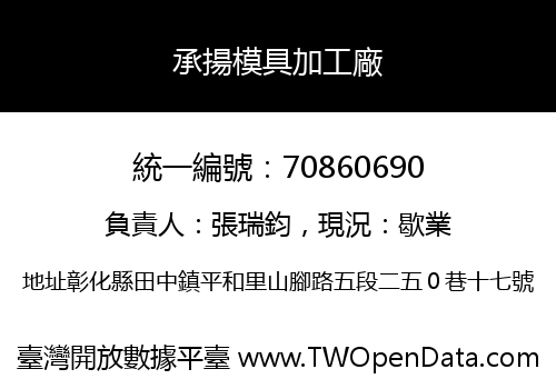 承揚模具加工廠