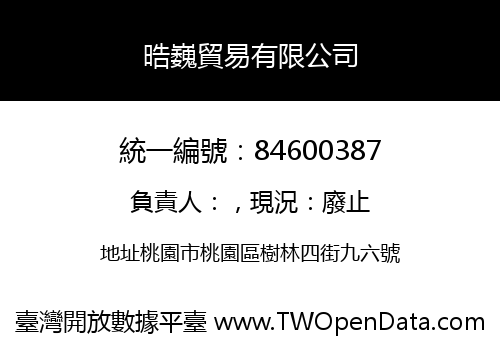 晧巍貿易有限公司