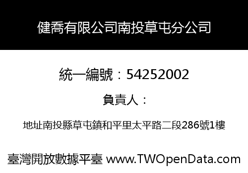 健喬有限公司南投草屯分公司
