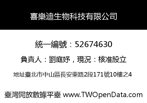 喜樂迪生物科技有限公司