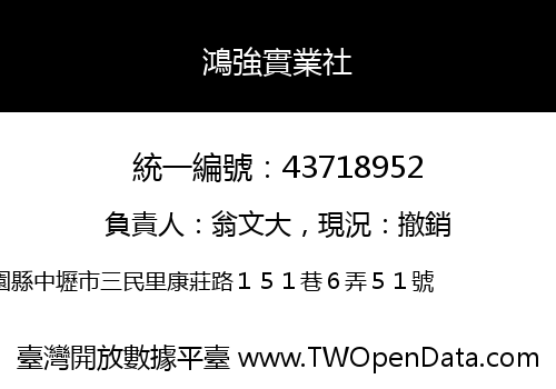 鴻強實業社