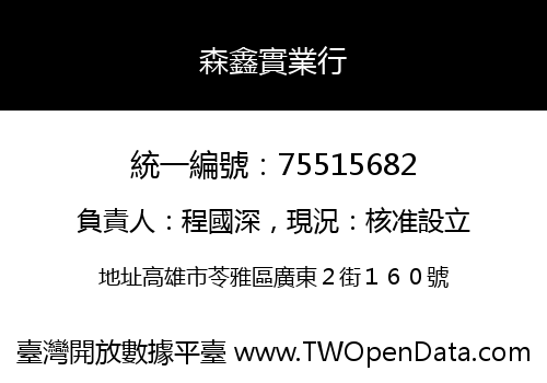 森鑫實業行