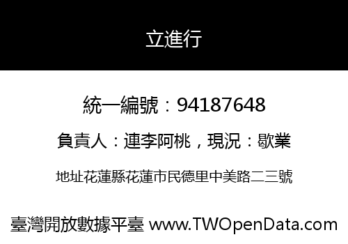 立進行