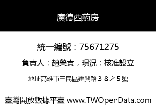 廣德西葯房