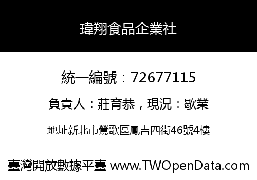 瑋翔食品企業社