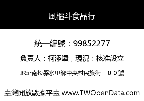 風櫃斗食品行