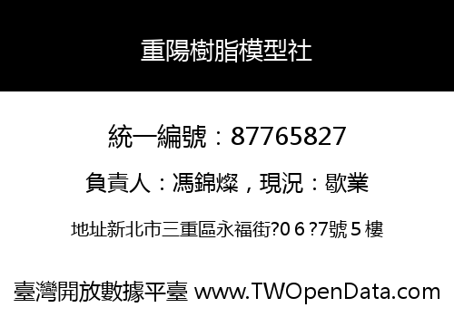 重陽樹脂模型社