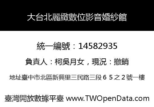 大台北麗緻數位影音婚紗館