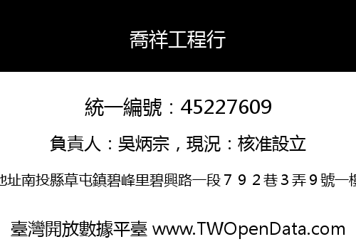 喬祥工程行
