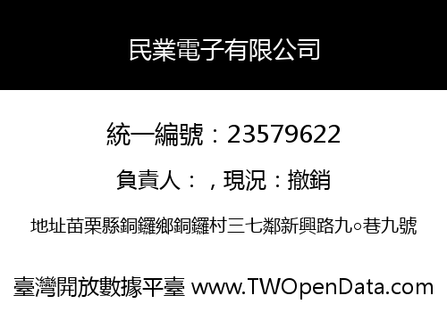 民業電子有限公司
