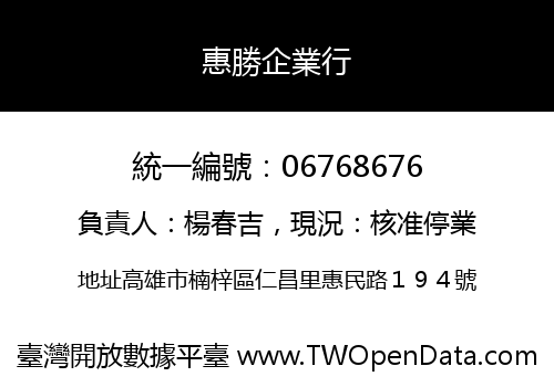 惠勝企業行