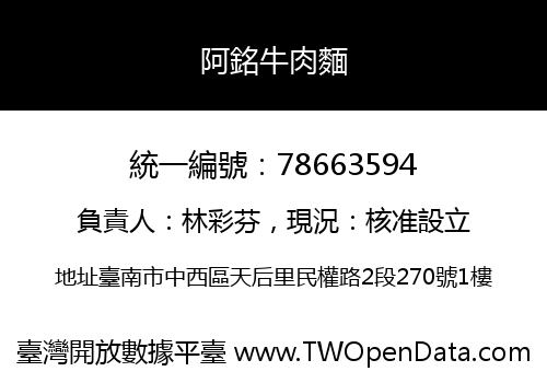 阿銘牛肉麵
