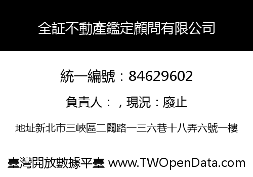 全証不動產鑑定顧問有限公司