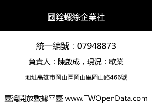 國銓螺絲企業社