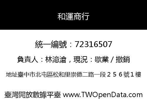 和運商行