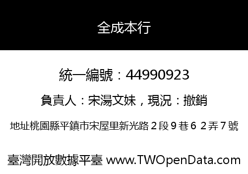 全成本行