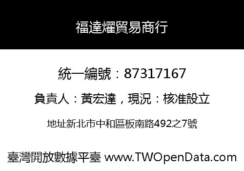 福達燿貿易商行