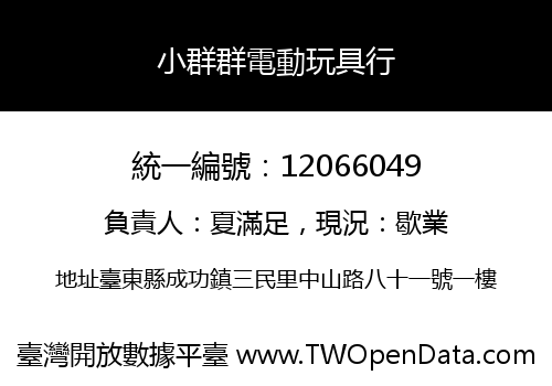 小群群電動玩具行