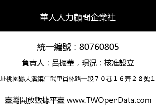 華人人力顧問企業社