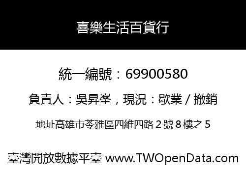 喜樂生活百貨行