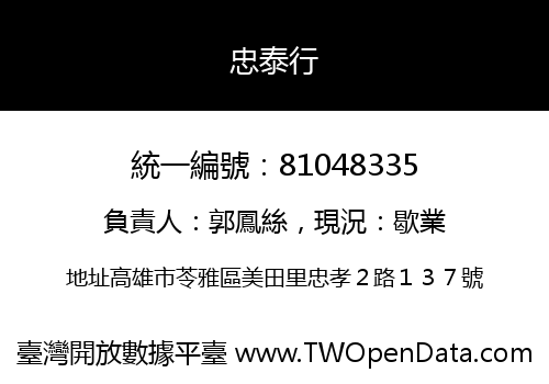 忠泰行