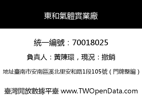 東和氣體實業廠