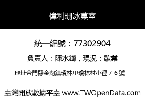 偉利珊冰菓室