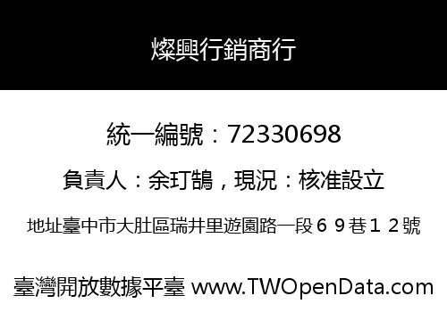 燦興行銷商行