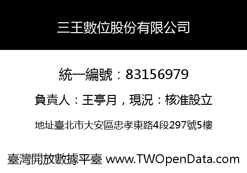 三王數位股份有限公司