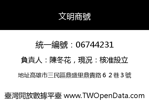 文明商號