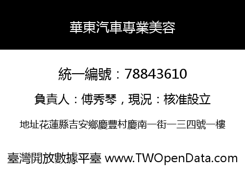 華東汽車專業美容