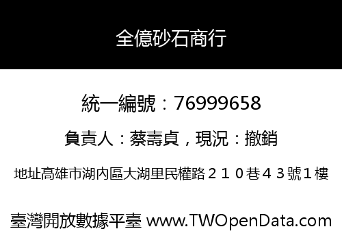 全億砂石商行