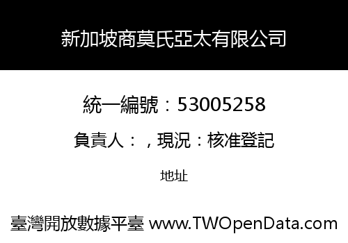 新加坡商莫氏亞太有限公司