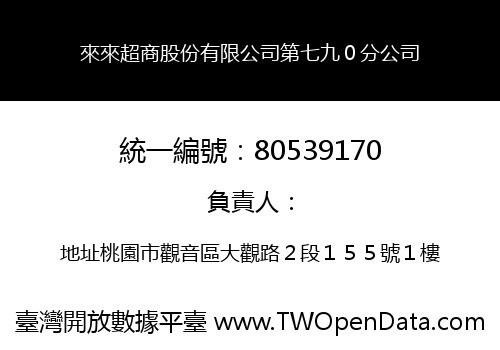 來來超商股份有限公司第七九０分公司