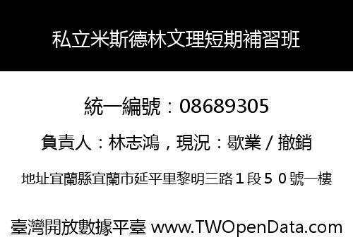 私立米斯德林文理短期補習班