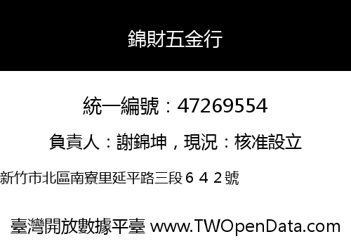 錦財五金行