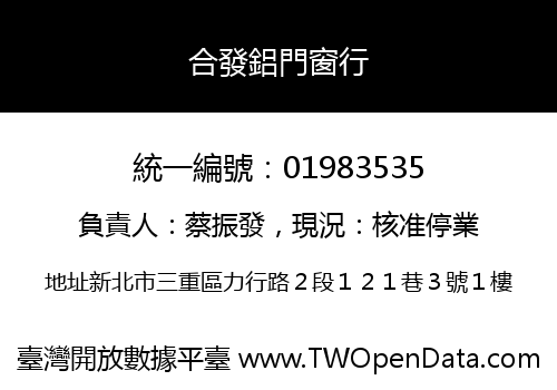 合發鋁門窗行