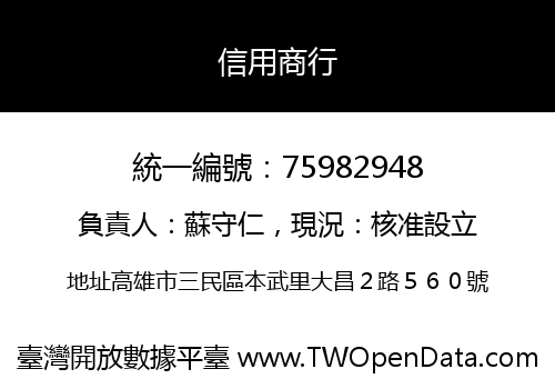 信用商行