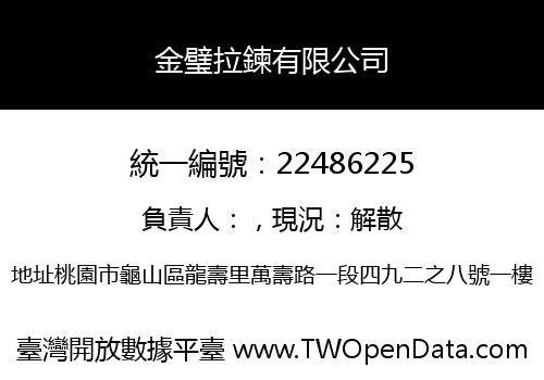 金璧拉鍊有限公司